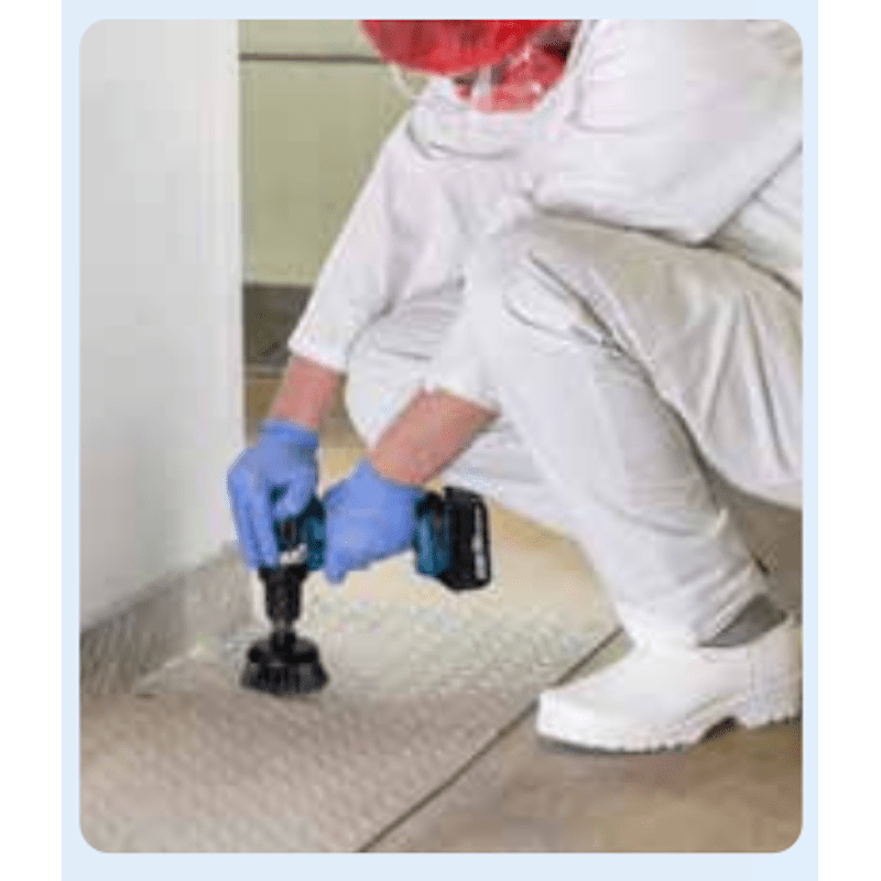 Vikan 8700 HyDrive Round Brush Ø90mm Very Hard Drill Cleaning Food Grade - Auto Rae-Chem