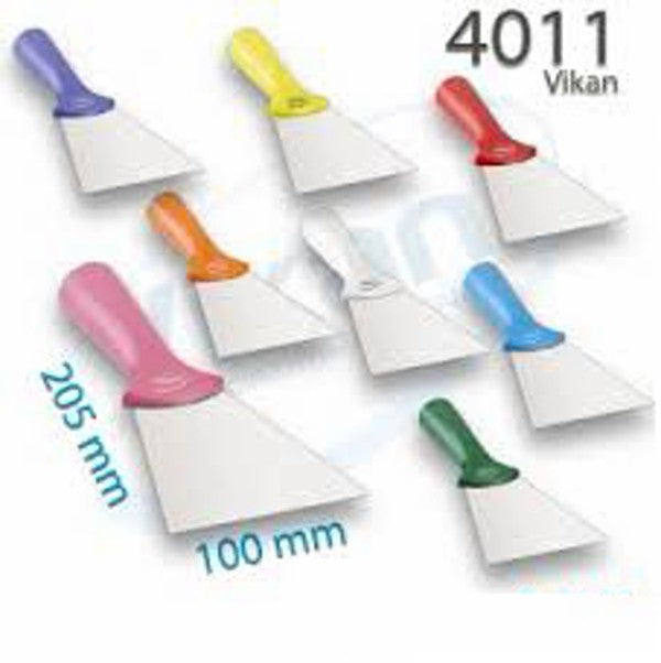 Vikan 4011n Stainless Steel Scraper with Threaded Handle, 100mm