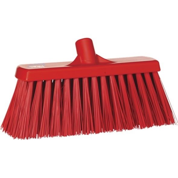 Vikan Outdoor Yard Broom with Handle – Very Hard Bristle - Auto Rae-Chem