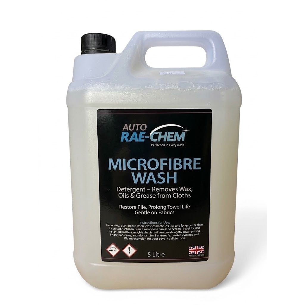 Microfibre Wash Detergent – Removes Wax, Oils & Grease - Auto Rae-Chem