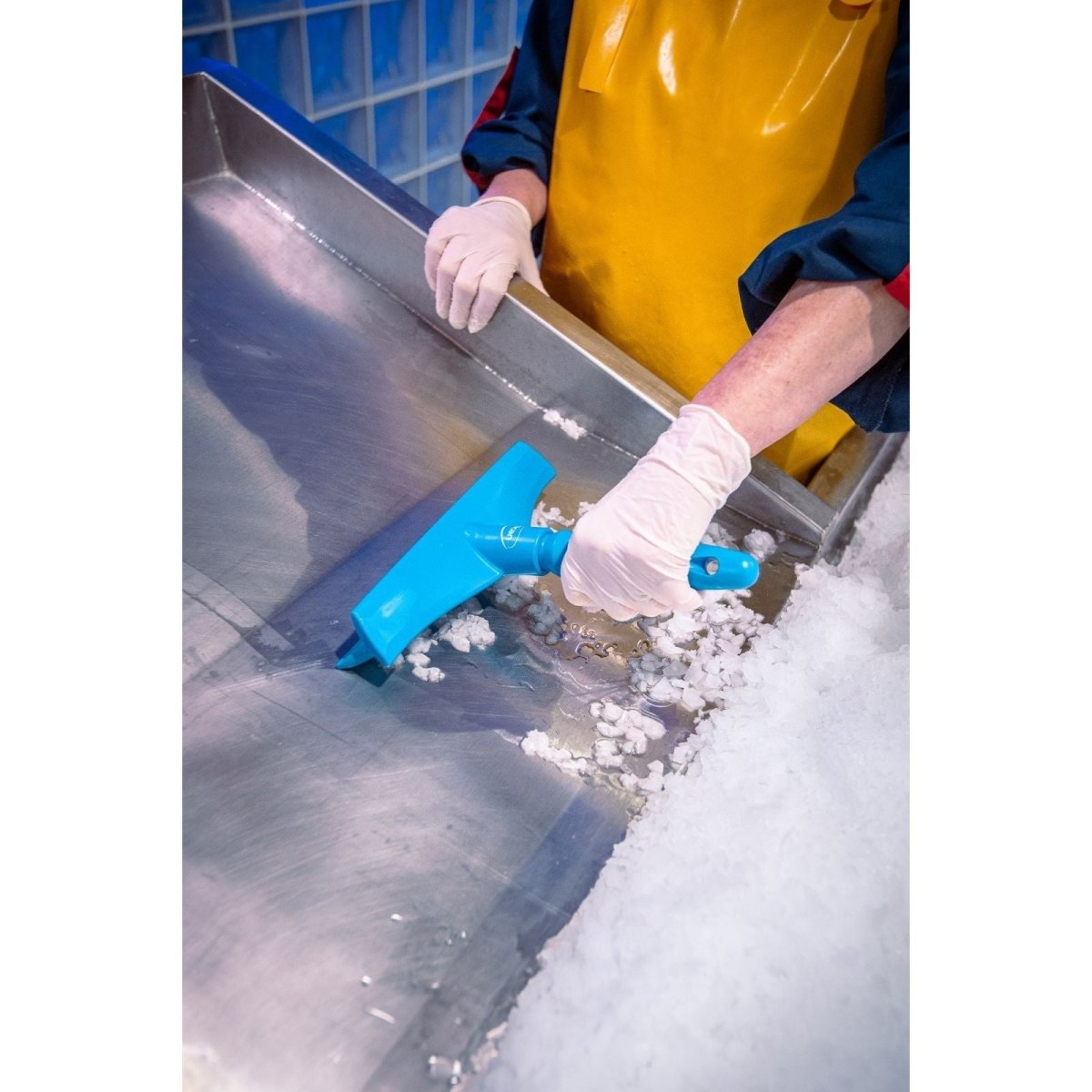 Vikan 7125 Ultra Hygiene Table Squeegee w/Mini Handle, 245 mm choice of color - Auto Rae-Chem