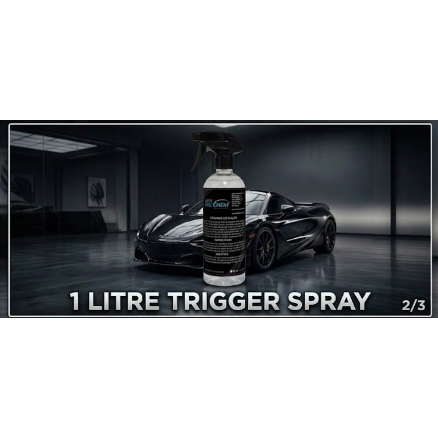 Ceramic SiO2 Quick Detailer Spray Instant Gloss, Hydrophobic Shine & Protect