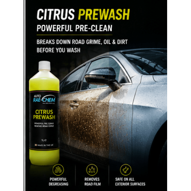 Car Cleaning Kit Snow Foam Citrus Pre Wash Wheel Cleaner Detailing Bundle - Auto Rae-Chem