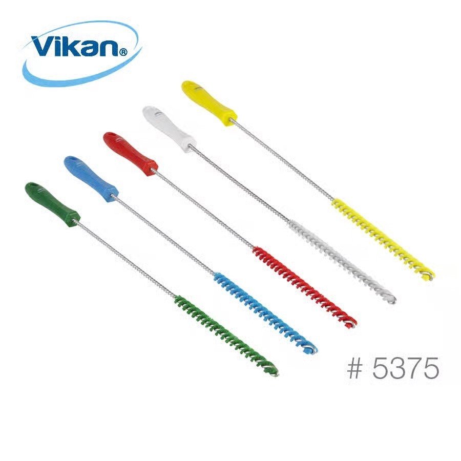 Vikan 5375 Tube Brush, Ø10 mm, 500 mm, Hard 7 colors - Auto Rae-Chem