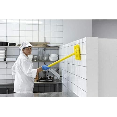 Vikan 70423 Compact Wall/Deck Scrub - Hard - Blue - Auto Rae-Chem