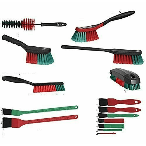 Vikan Car Detailing Brush Set Superb Professional Brushes Wheels Body Interior - Auto Rae-Chem