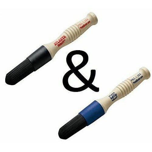 Atlasta Detailing Brush Set – Soft Tip & Standard Brush, Pack of 2 - Auto Rae-Chem