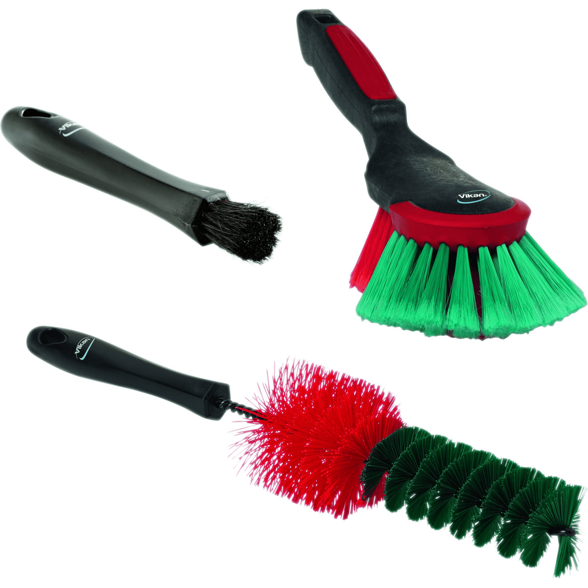 Vikan 521052 3-Piece Car Brush Set | Alloys, Exterior & Interior - Auto Rae-Chem