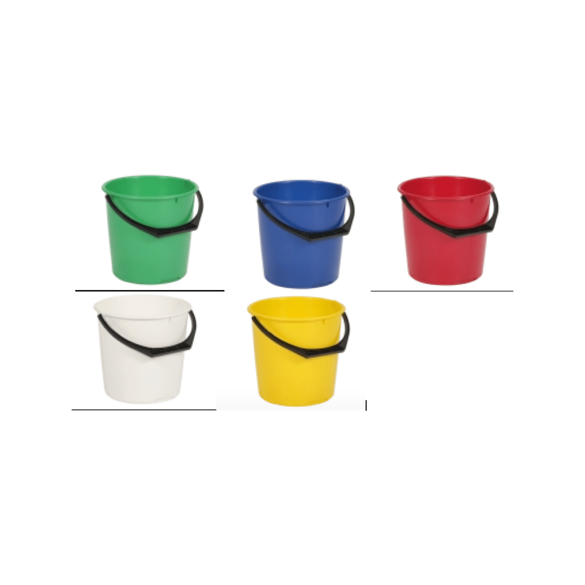 Vikan Plastic Bucket, 10 Litre Choice of colour - Auto Rae-Chem