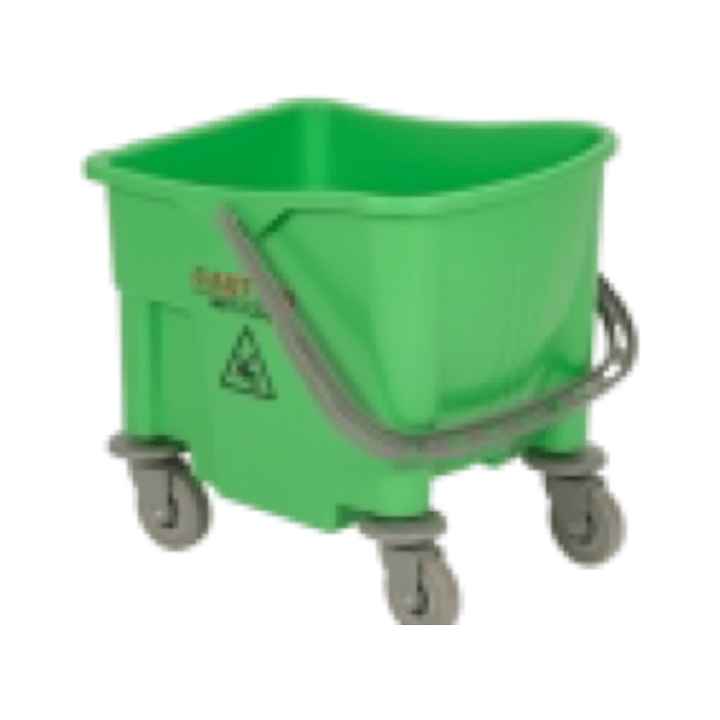 Vikan Bucket on Wheels, 25 Litre, Choice of 4 colour - Auto Rae-Chem