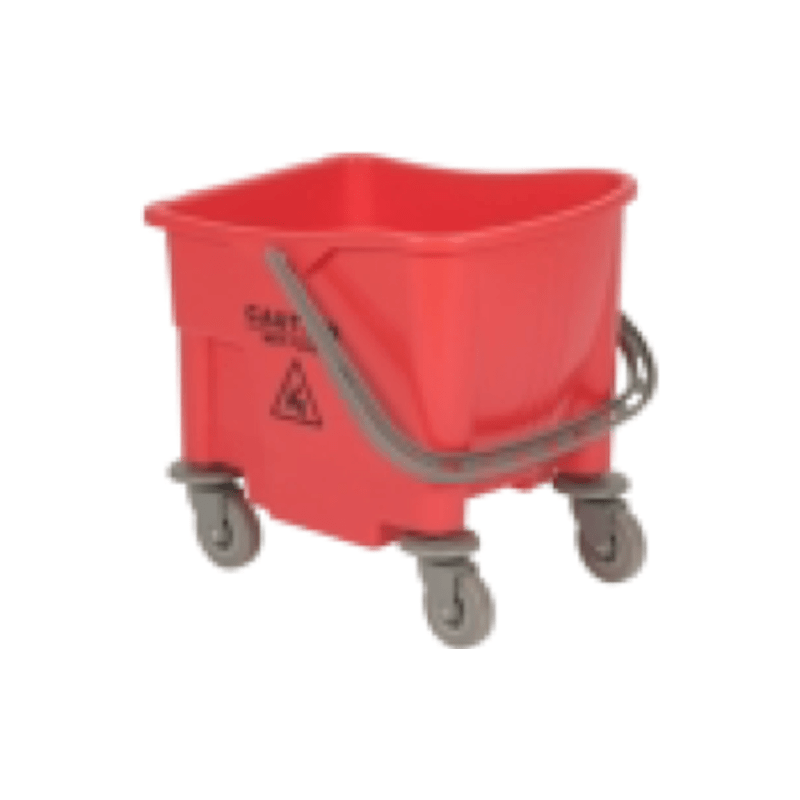 Vikan Bucket on Wheels, 25 Litre, Choice of 4 colour - Auto Rae-Chem