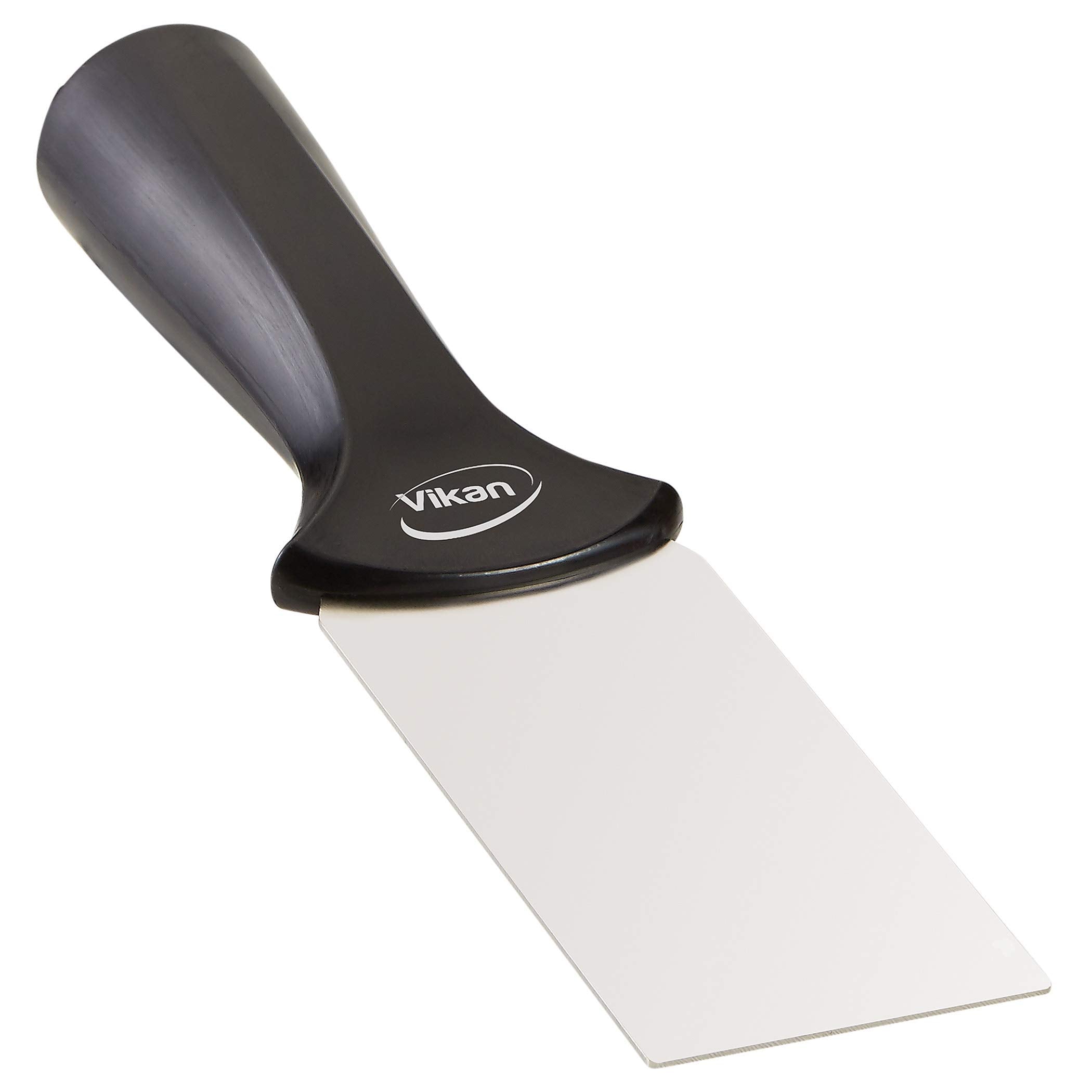Vikan 2 Inch Handle Mounted Stainless Steel Scraper Black | Auto Rae-Chem