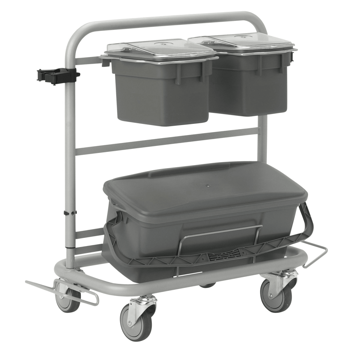 Vikan 580410 Narrow Cleaning Cart with Accessories, 40 cm VEC System Size, Grey - Auto Rae-Chem
