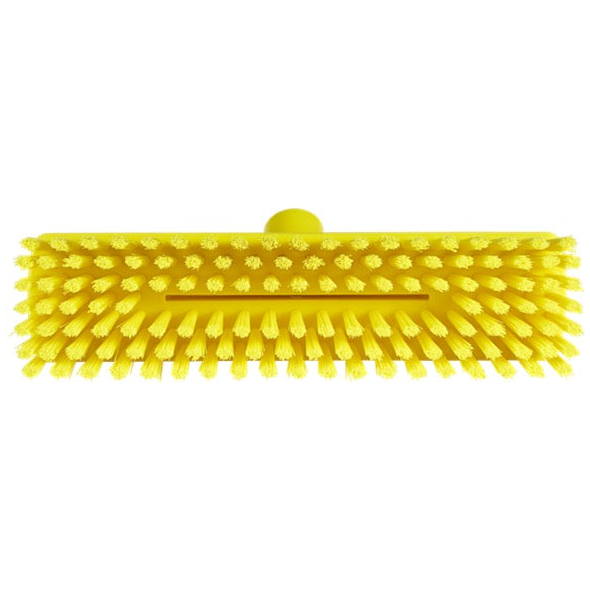Vikan 7043n Deck Scrub, waterfed, 270 mm, Medium - ideal for use in heavily soiled areas