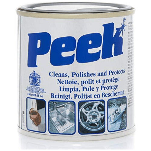 Peek Metal Polish & Cleaner Paste – Chrome, Steel & Silver, 250ml - Auto Rae-Chem