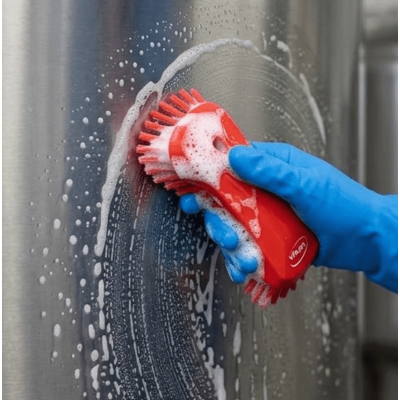 Vikan 3894 XL Hand Brush – Very Stiff Bristles | Heavy Duty Cleaning & Grooming - Auto Rae-Chem