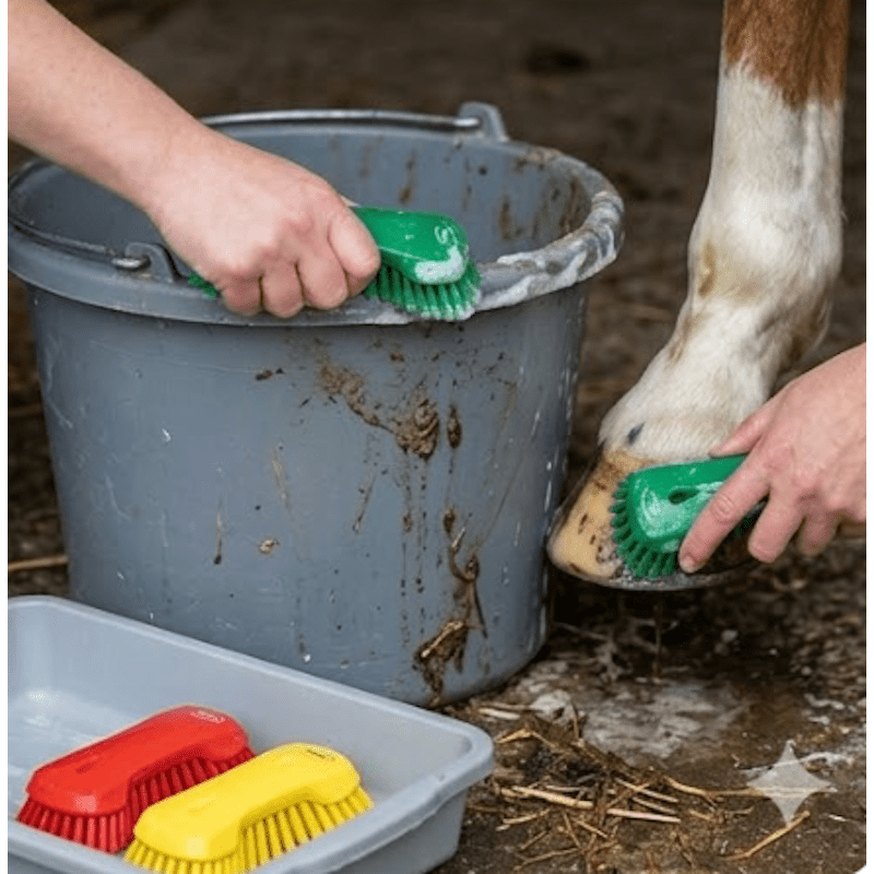 Vikan 3894 XL Hand Brush – Very Stiff Bristles | Heavy Duty Cleaning & Grooming - Auto Rae-Chem