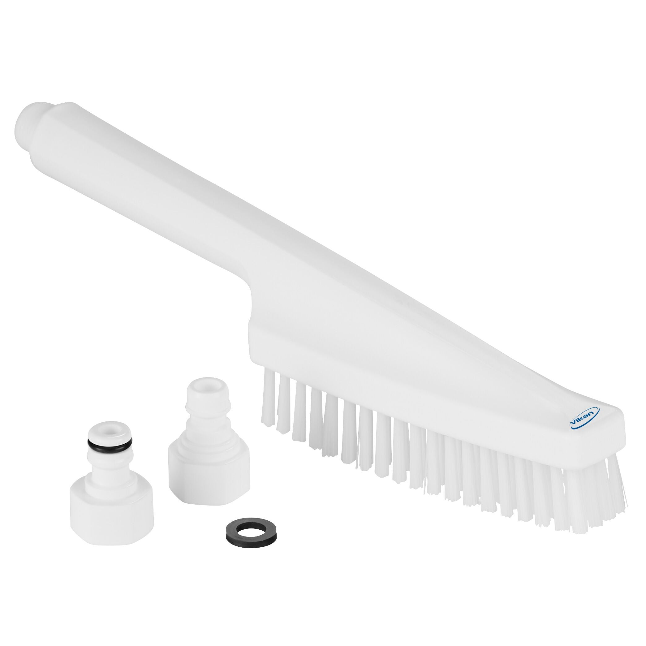Vikan 7057-5 Water Fed Hand Brush | Fits Gardena & 1/2" Coupling