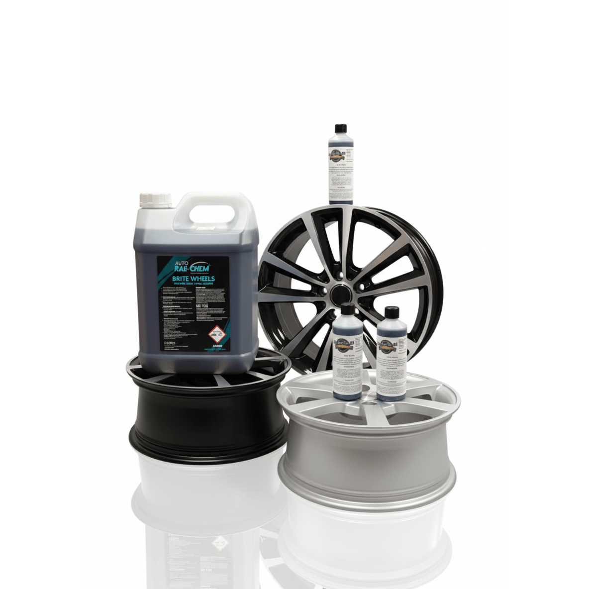 Brite Wheels Non-Acid Alloy Wheel Cleaner – Professional Strength, Safe Weekly Use - Auto Rae-Chem