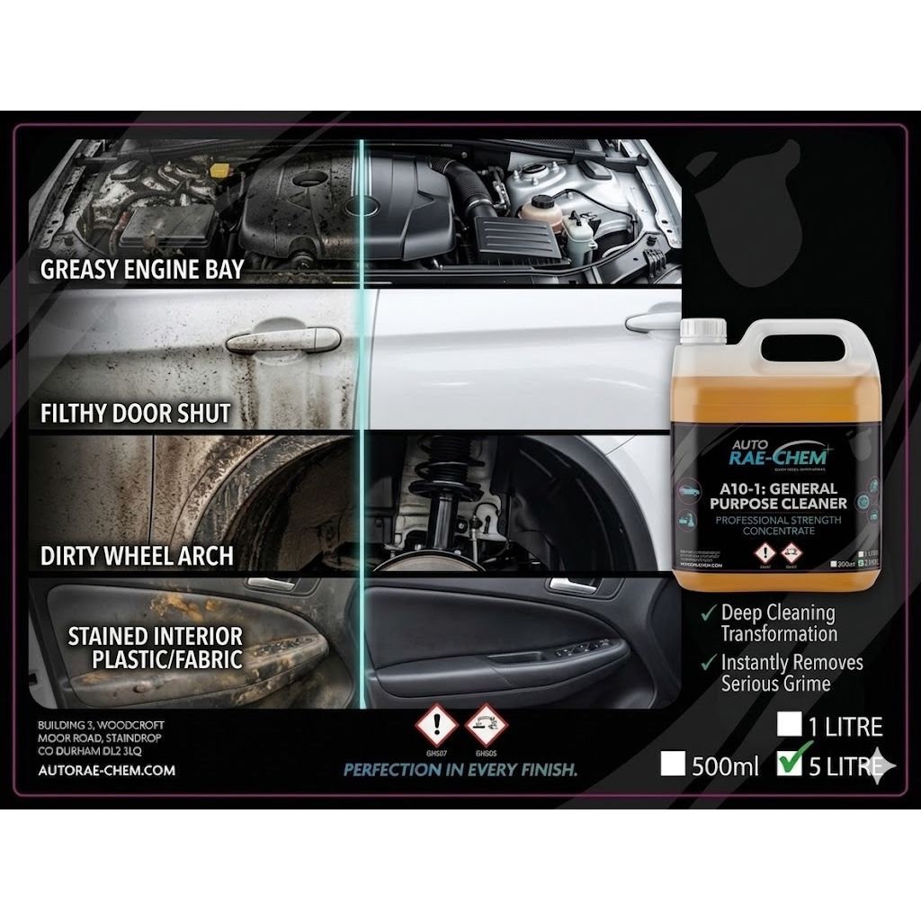 Multi Purpose Degreaser 5L – Heavy Duty Cleaner & Stain Remover - Auto Rae-Chem