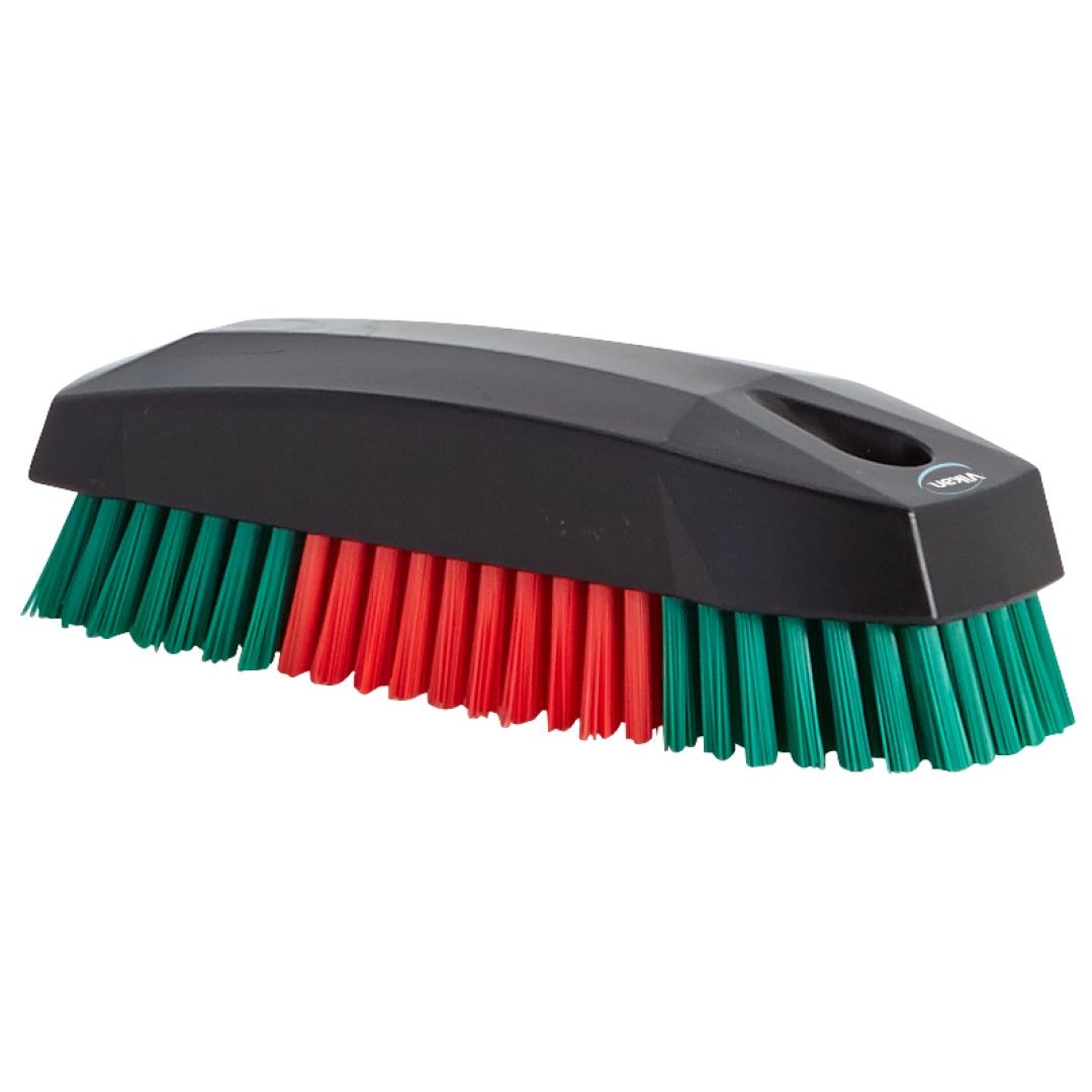 Vikan Convertible Carpet Fabric Brush Professional Stiff Bristle Detail Brush - View 2 | Auto Rae-Chem