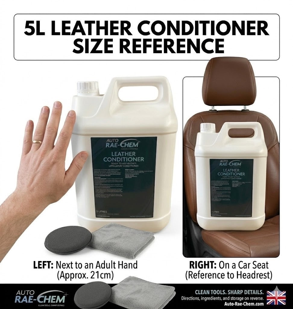 Leather Conditioner 5L | Car Seats & Upholstery Cleaner Restorer Protectant
