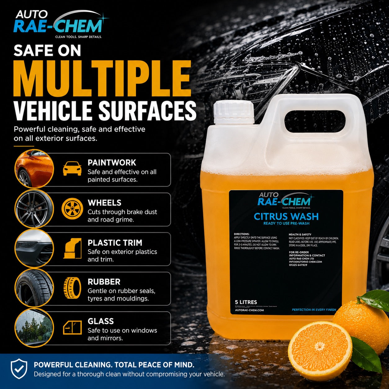 Citrus Wash – Ready to Use All Purpose Pre-Wash Cleaner, 5L