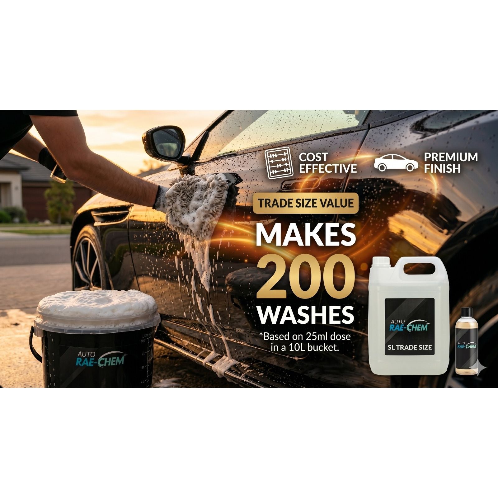 Spiced Citrus Glow – pH Neutral Wax Safe Car Shampoo