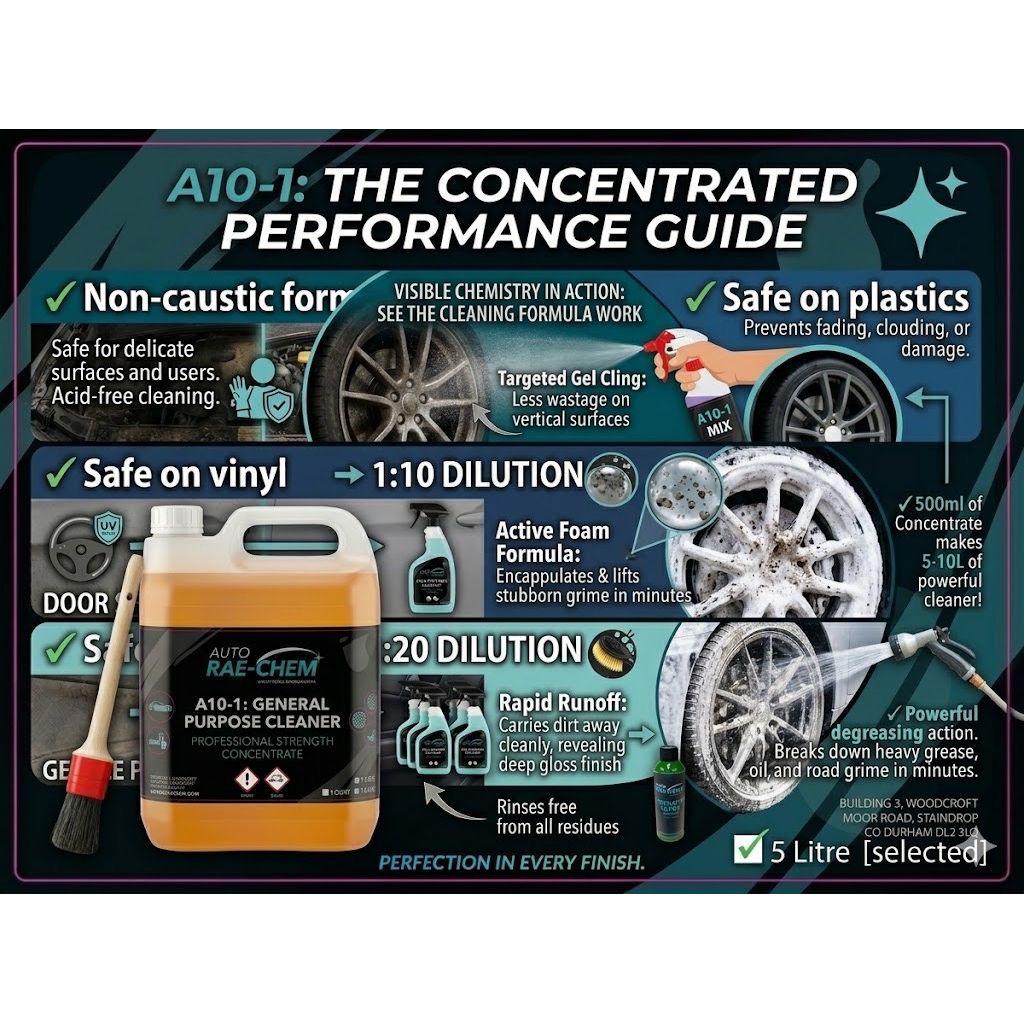 Multi Purpose Degreaser 5L – Heavy Duty Cleaner & Stain Remover - Auto Rae-Chem
