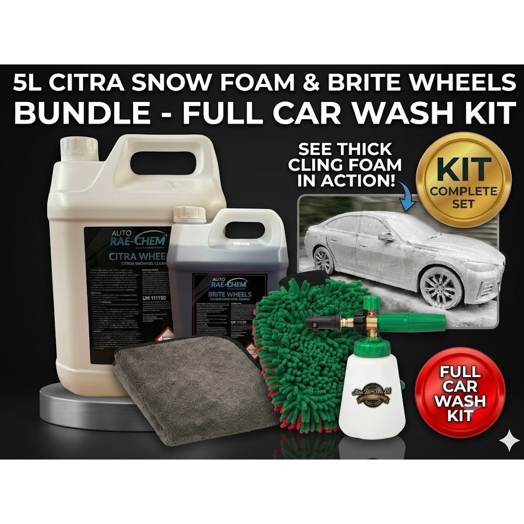 Complete Exterior Clean – Wash, Wheels & Streak-Free Finish Kit - Auto Rae-Chem