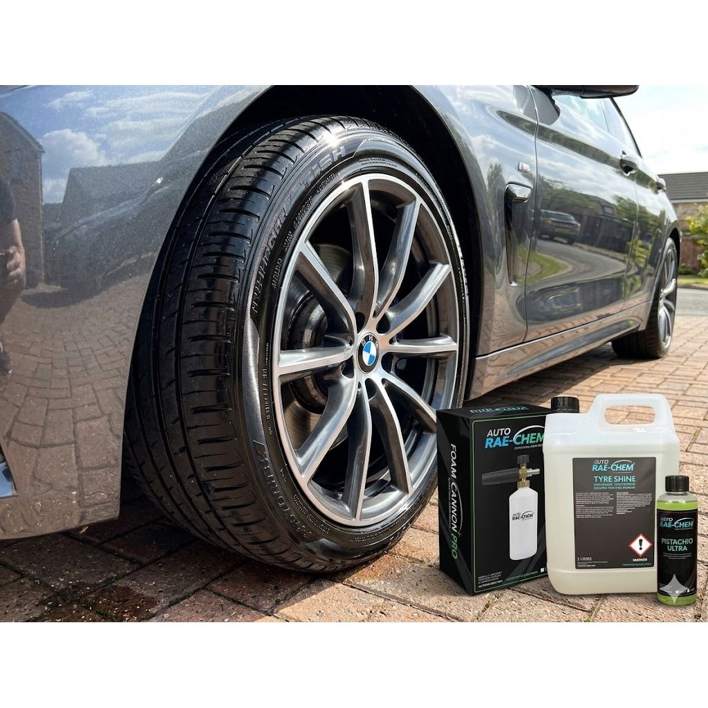 Tyre Shine Dressing – Wet Look Gloss Finish for Rubber & Trim - Auto Rae-Chem