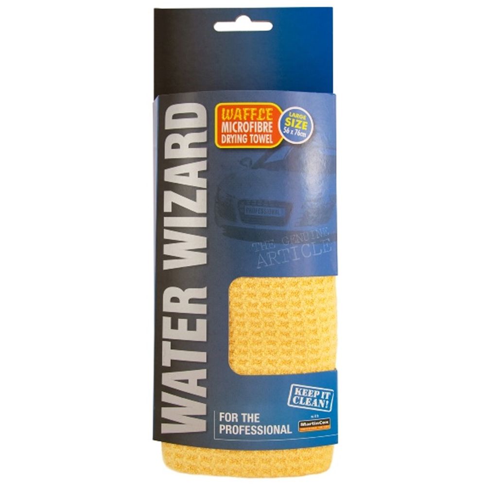 Martin Cox Water Wizard Magnet Microfibre Drying Towel – Large, Super Absorbent - Auto Rae-Chem