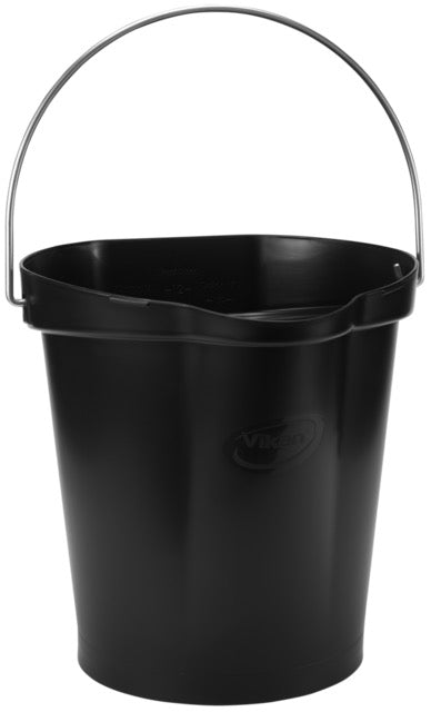 Vikan 5686 Hygiene Bucket 12 Litre – Stainless Steel Handle | 12 HACCP Colours