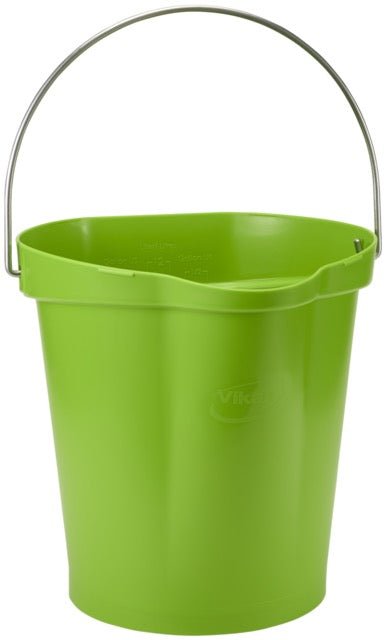 Vikan 5686 Hygiene Bucket 12 Litre – Stainless Steel Handle | 12 HACCP Colours - Auto Rae-Chem