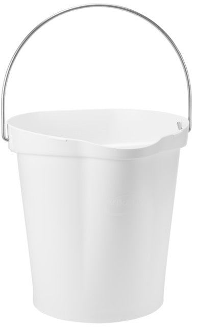 Vikan 5686 Hygiene Bucket 12 Litre – Stainless Steel Handle | 12 HACCP Colours