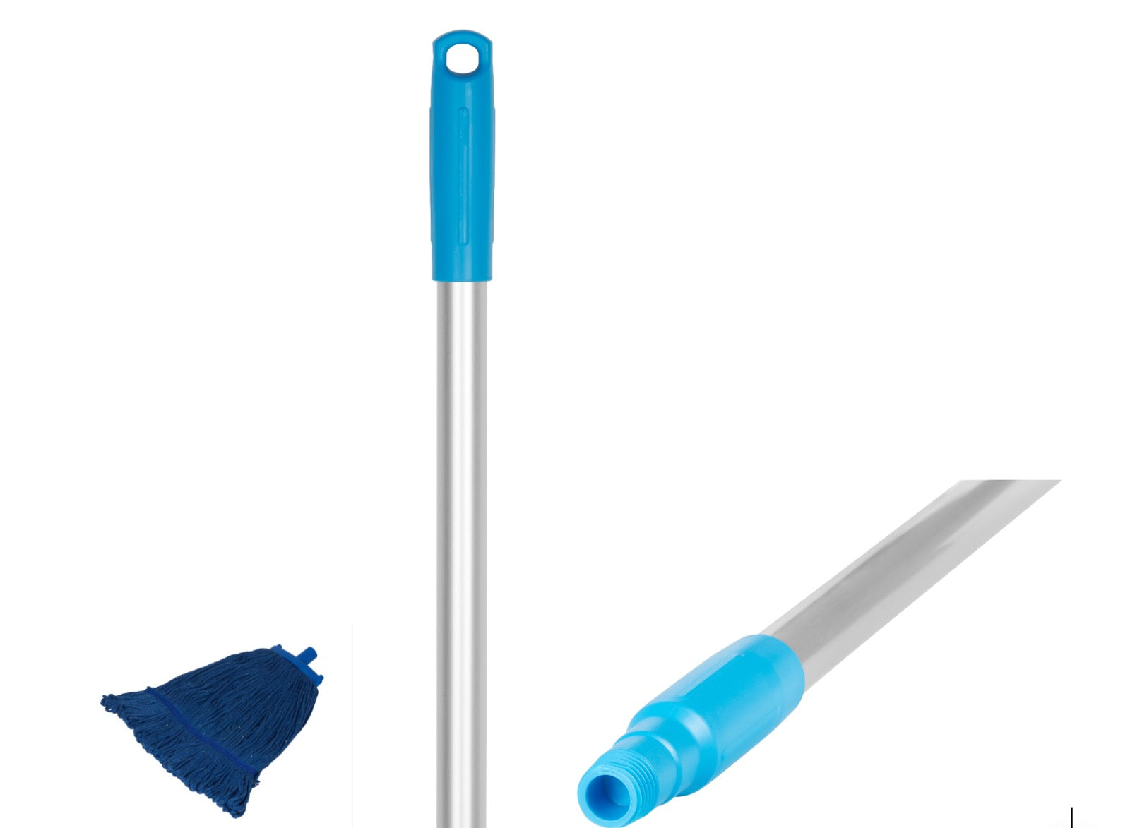 Vikan Kentucky Mop Set | 350g Mop, Extra Head & 1260mm Handle | 4 Colours