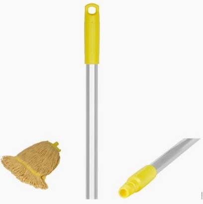Vikan Kentucky Mop Set | 350g Mop, Extra Head & 1260mm Handle | 4 Colours