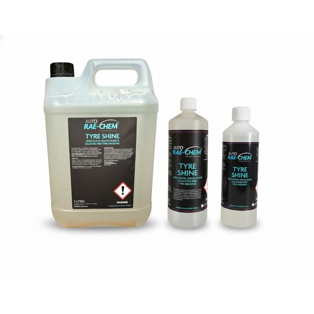 Tyre Shine Dressing – Wet Look Gloss Finish for Rubber & Trim - Auto Rae-Chem