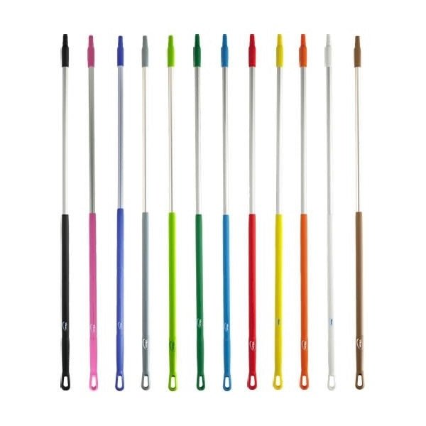 Vikan 2937n Aluminium Handle Pole 1510mm Colour Coded with Thread Brush Mop etc. - Auto Rae-Chem