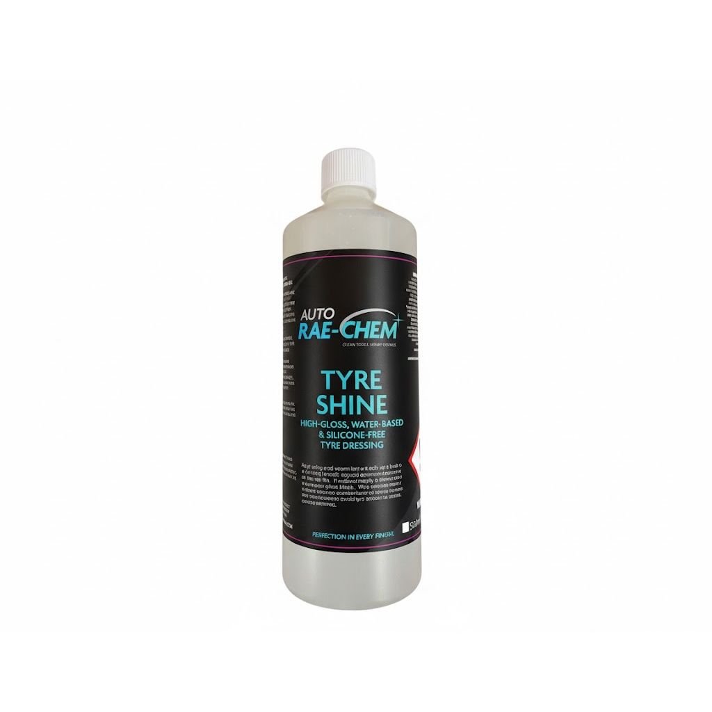 Tyre Shine Dressing – Wet Look Gloss Finish for Rubber & Trim - Auto Rae-Chem