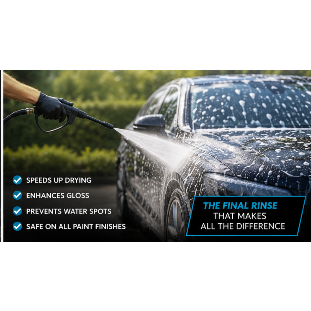 Aqua Rinse ā Spray-On Car Valeting Wax