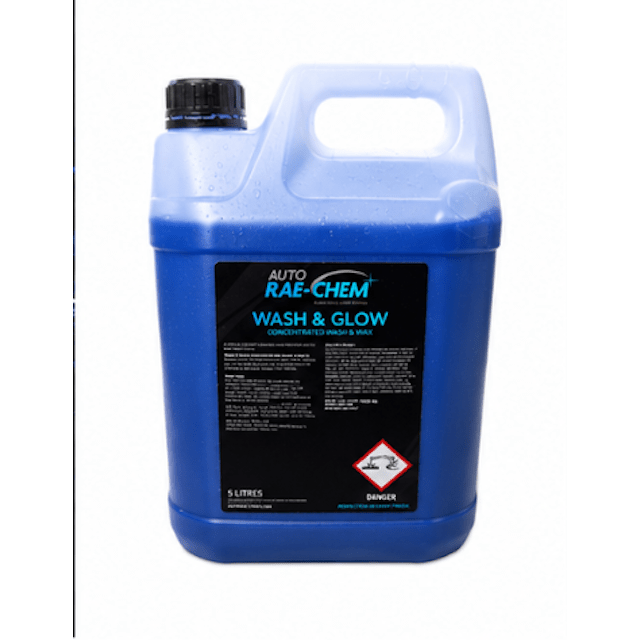Wash & Glow ā Concentrated Car Shampoo Wash & Wax, 5L - Auto Rae-Chem