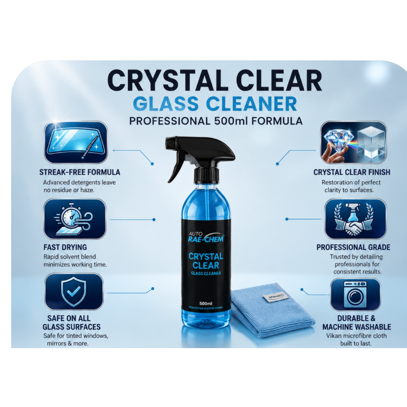 CrystalClear – Premium Streak-Free Glass & Window Cleaner