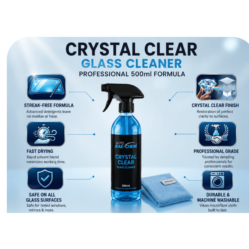 CrystalClear – Premium Streak-Free Glass & Window Cleaner - Auto Rae-Chem