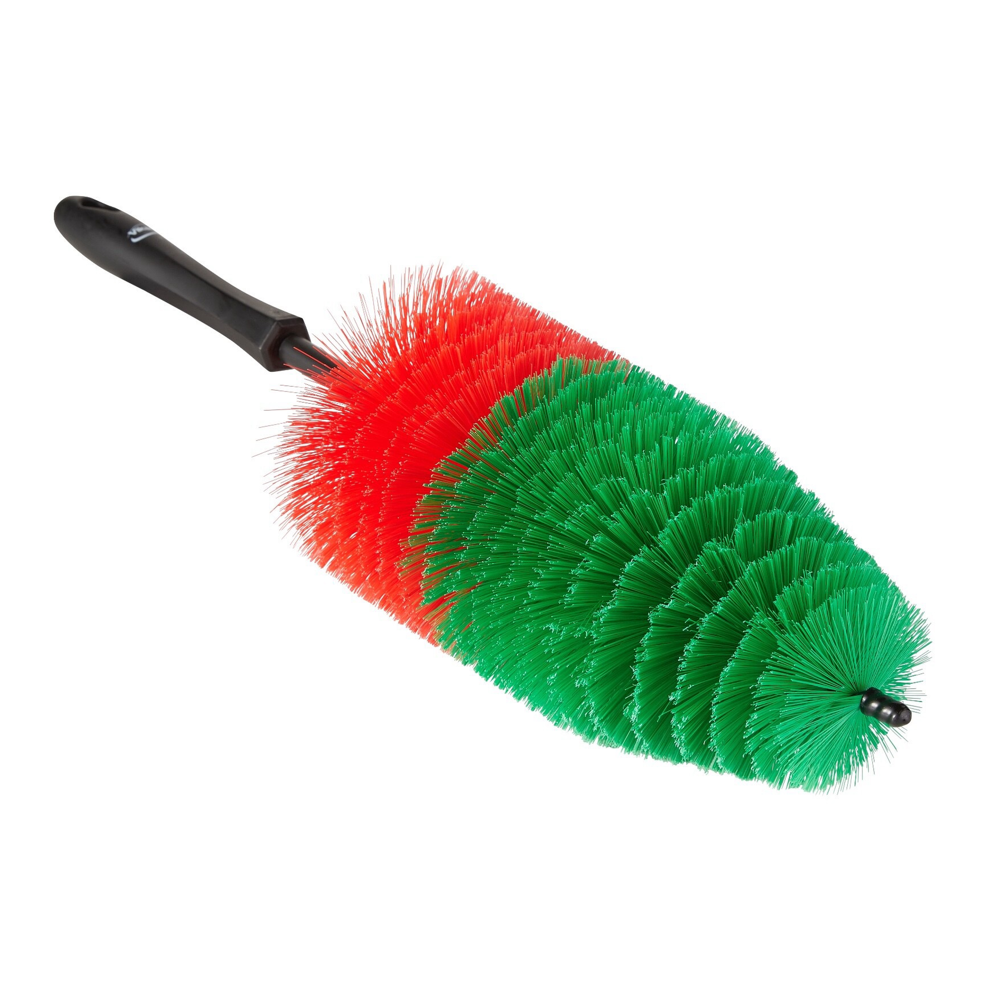 Vikan 525652 Large Alloy Wheel Spoke Brush 440mm – Non-Scratch Car Detailing Brush for Alloys & Wire Wheels