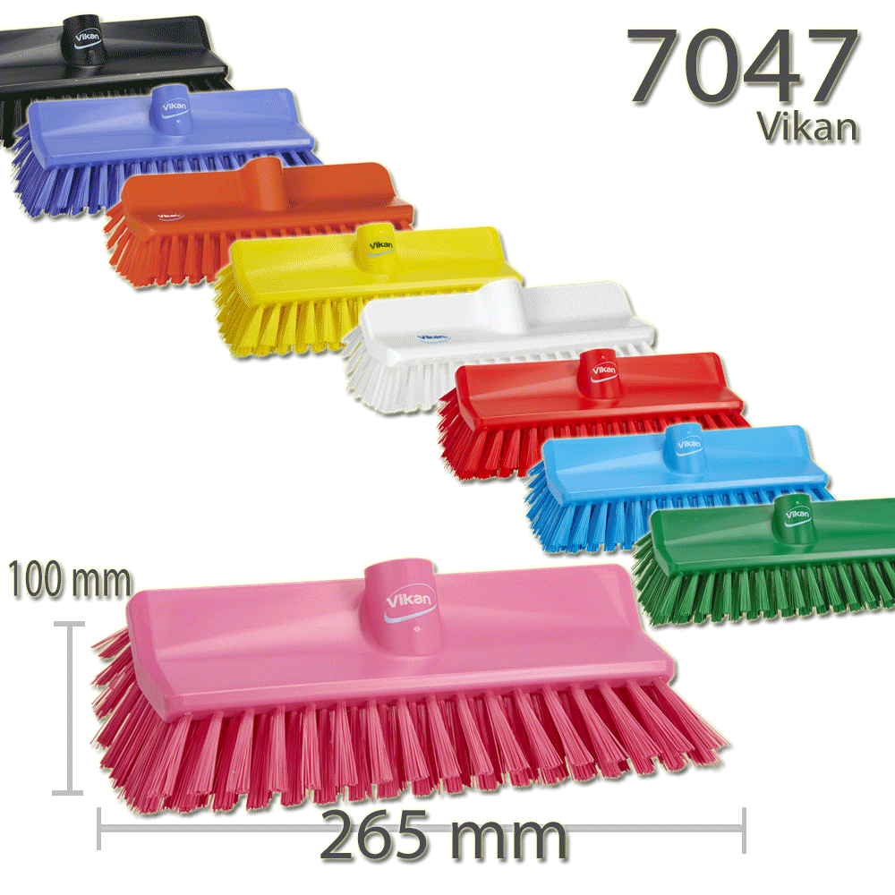 Vikan 7047 High-Low Washing Cleaning Brush Medium Bristles | Auto Rae-Chem