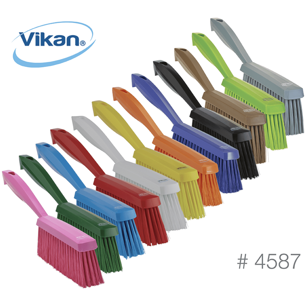 Vikan 4587n Narrow Slimline Hand Brush | Detailing & Workshop - Auto Rae-Chem