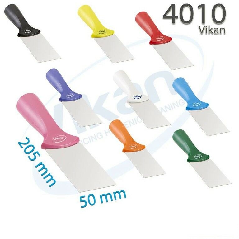 Vikan Stainless Steel Scraper with Threaded Handle – 50mm - Auto Rae-Chem