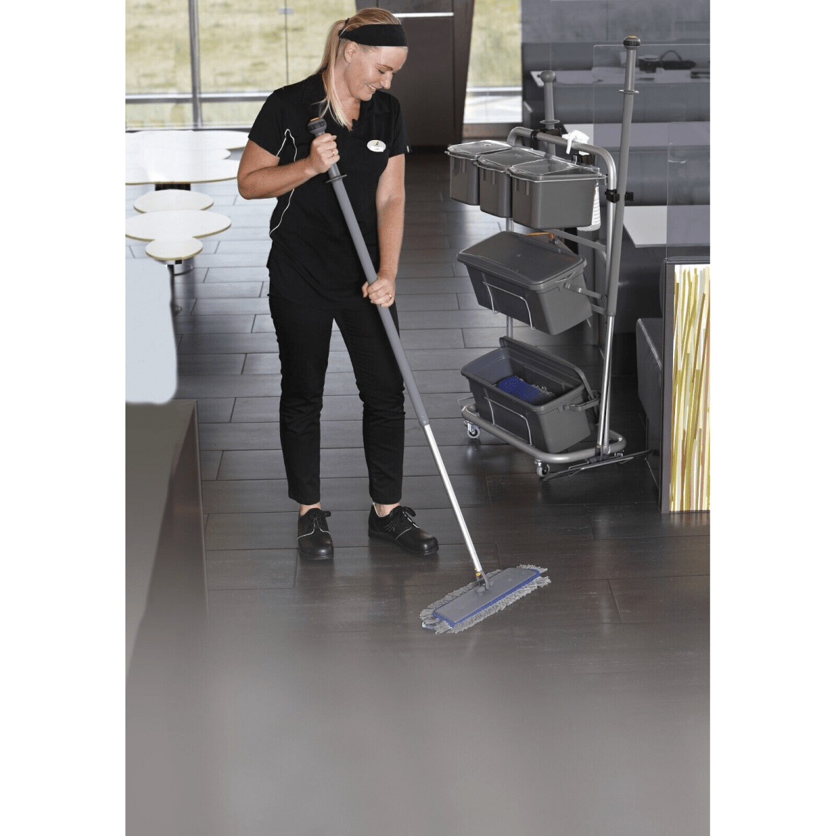 Vikan Aluminium Telescopic Handle Top Regulated Click Fit Easy Shine Kit 1730mm - Auto Rae-Chem