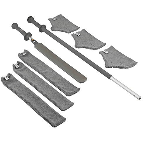 Vikan 990102 Easy Hi Dust Microfiber Kit, 1320 mm Length, 195 mm Width, 110 mm Height, Grey - Auto Rae-Chem